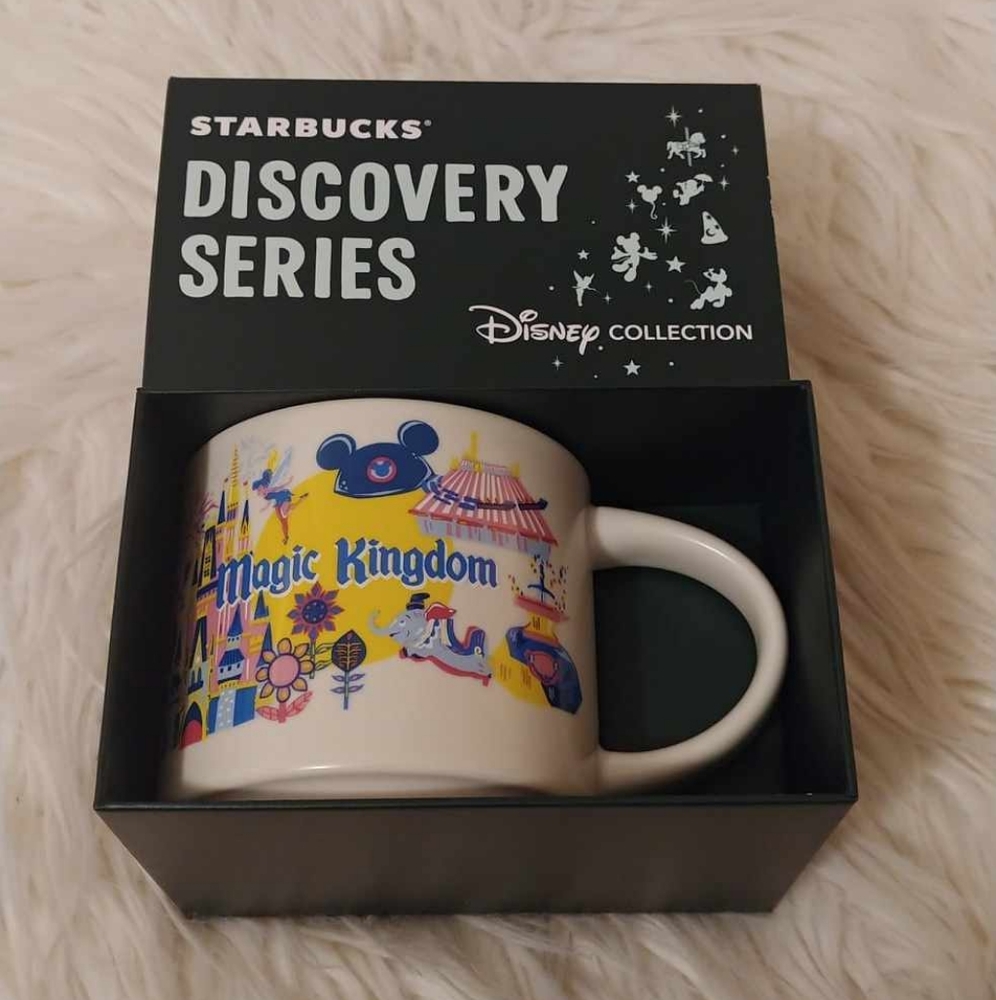 ☕FIRM! NWT DISNEY PARKS COLLECTION X STARBUCKS DISCOVERY SERIES MAGIC KINGDOM MU